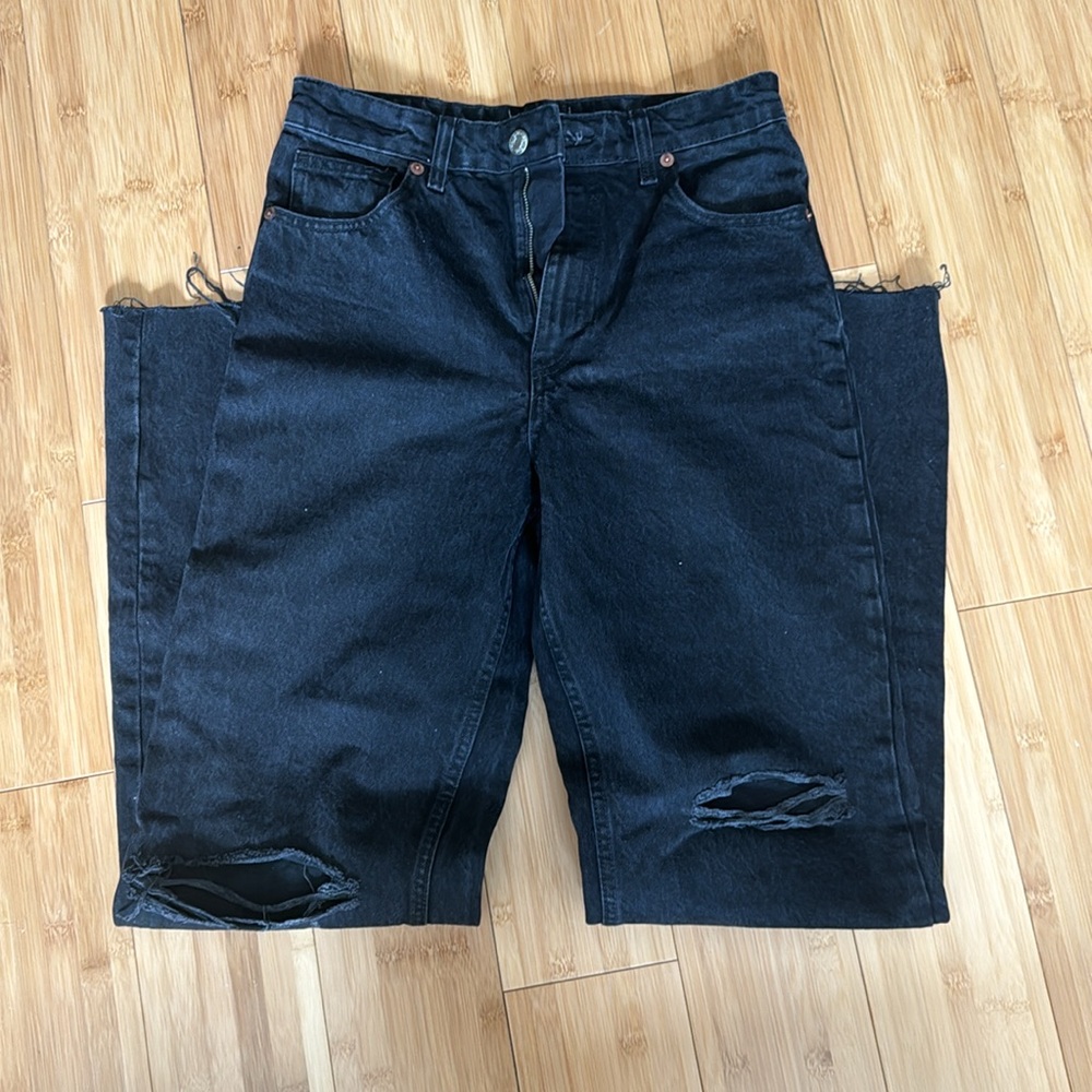 Zara wide leg black jeans - Picture 2 of 3